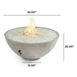 The Outdoor GreatRoom Company CV-30E Cove Edge Round Gas Fire Pit, 42-Inch 21 The Outdoor GreatRoom Company CV-30E Cove Edge Round Gas Fire Pit, 42-Inch -Empire Spinning Shop cv 30e spec a 03 21