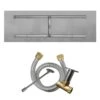 Firegear FG-LOF-SHFMT Line Of Fire Match Light Ignition Gas Fire Pit Burner Kit With Flat Pan & Stainless Steel H-Shaped Burner 2 Firegear FG-LOF-SHFMT Line Of Fire Match Light Ignition Gas Fire Pit Burner Kit With Flat Pan & Stainless Steel H-Shaped Burner -Empire Spinning Shop fg lof shfmt a 04 21