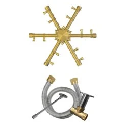 Firegear FG-PSBRBSK Pro Series Brass Gas Fire Pit Burning Spur Kit
