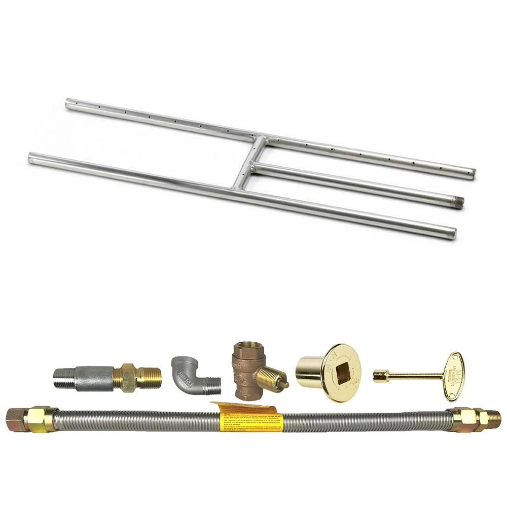 Spotix Rectangle HPC Match Lit Fire Pit H-Burner Kits 14 Spotix Rectangle HPC Match Lit Fire Pit H-Burner Kits - Image 12