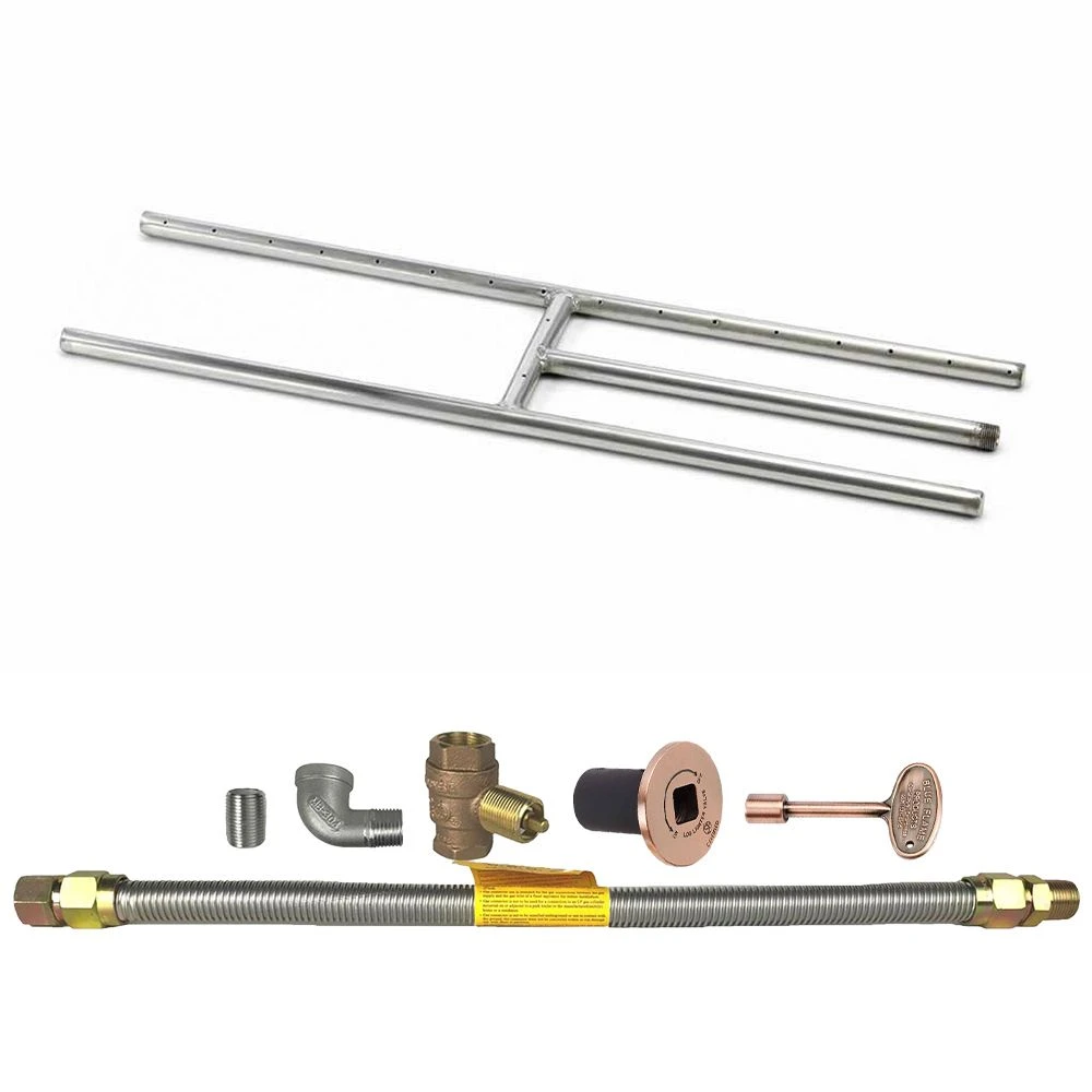 Spotix Rectangle HPC Match Lit Fire Pit H-Burner Kits 17 Spotix Rectangle HPC Match Lit Fire Pit H-Burner Kits - Image 15