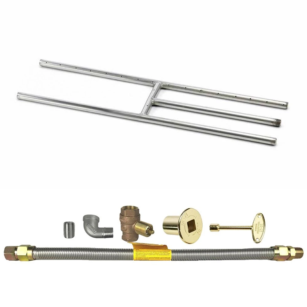 Spotix Rectangle HPC Match Lit Fire Pit H-Burner Kits 18 Spotix Rectangle HPC Match Lit Fire Pit H-Burner Kits - Image 16