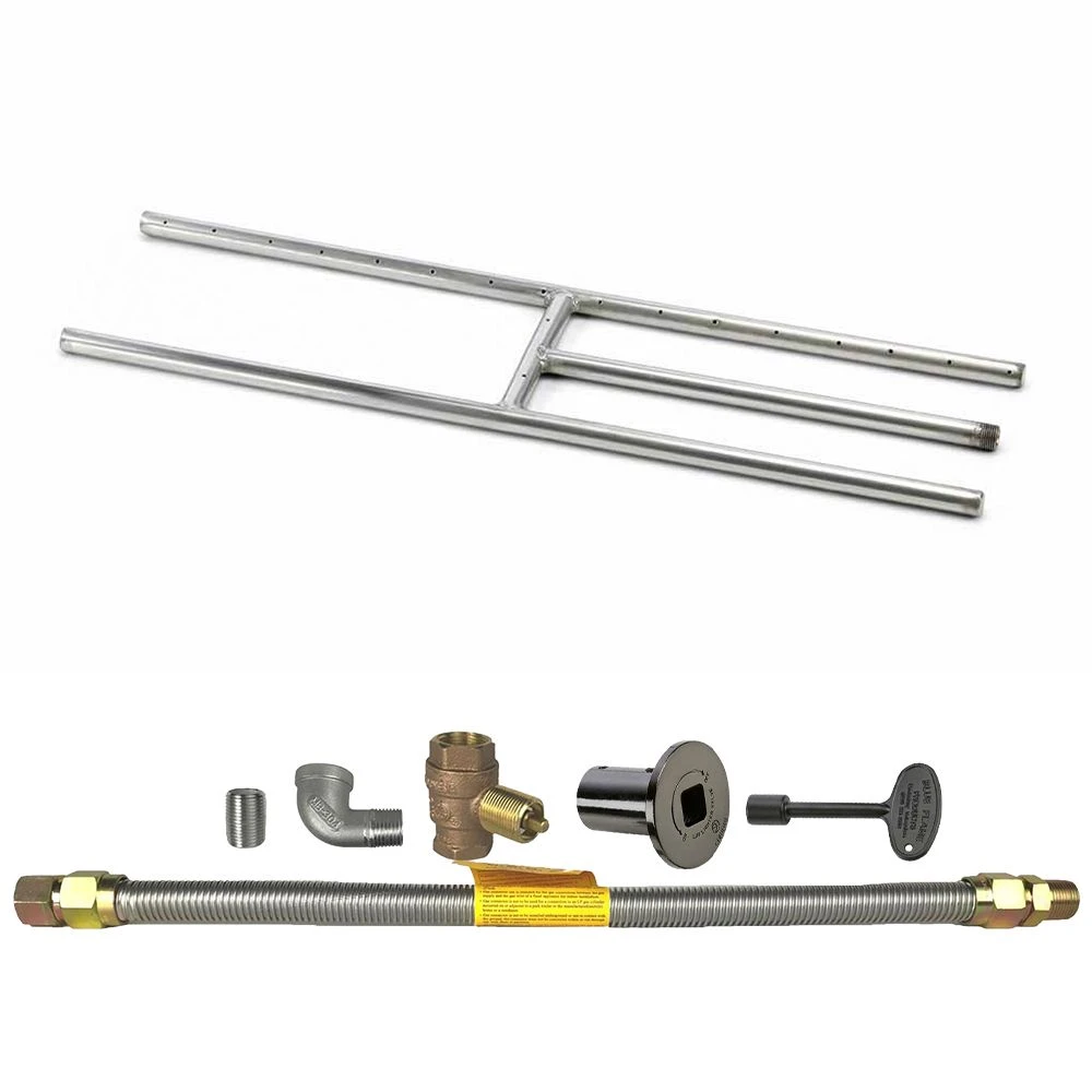 Spotix Rectangle HPC Match Lit Fire Pit H-Burner Kits 20 Spotix Rectangle HPC Match Lit Fire Pit H-Burner Kits - Image 18