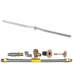 Spotix Linear HPC Match Lit Fire Pit Interlink Burner Kits -Empire Spinning Shop fps ltbss24kit lp msac a 05 21