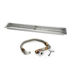 HPC Fire FPS Linear Trough Match Light Gas Fire Pit Kit