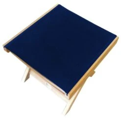 Royal Teak Collection Florida Teak Sling Footrest -Empire Spinning Shop frns