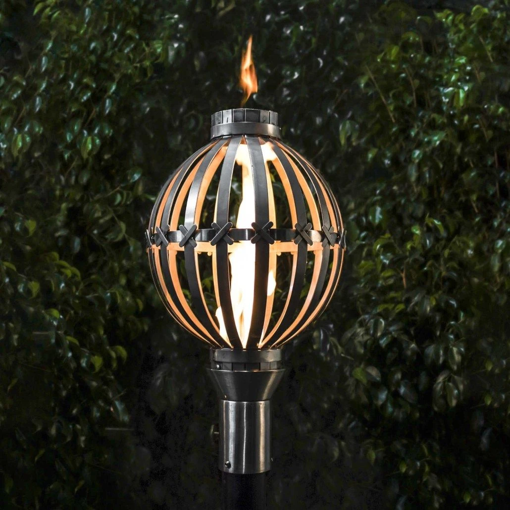 TOP Fires By The Outdoor Plus OPT-TCH2SS Globe TopLite Torch With Stand 3 TOP Fires By The Outdoor Plus OPT-TCH2SS Globe TopLite Torch With Stand