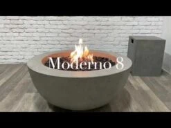 Prism Hardscapes PH-455 Moderno 8 Concrete Gas Fire Pit, 39-Inch -Empire Spinning Shop hqdefault 11 16