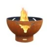 Fire Pit Art LONHC Longhorn Gas Fire Pit -Empire Spinning Shop long horn gas wb
