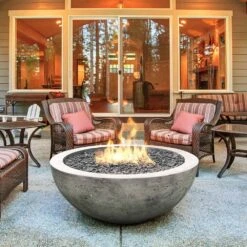 Prism Hardscapes PH-426 Moderno 5 Concrete Gas Fire Pit, 36-Inch -Empire Spinning Shop moderno 5 ls b 04 22