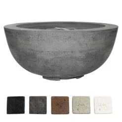 Prism Hardscapes PH-455 Moderno 8 Concrete Gas Fire Pit, 39-Inch -Empire Spinning Shop moderno 8 config a 05 21