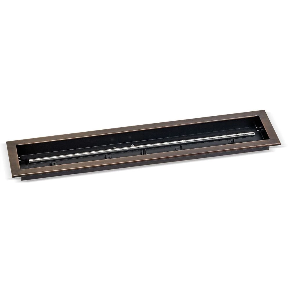 American Fire Glass Match Light Fire Pit Kits, Oil Rubbed Bronze Trough Pans 4 American Fire Glass Match Light Fire Pit Kits, Oil Rubbed Bronze Trough Pans - Image 2