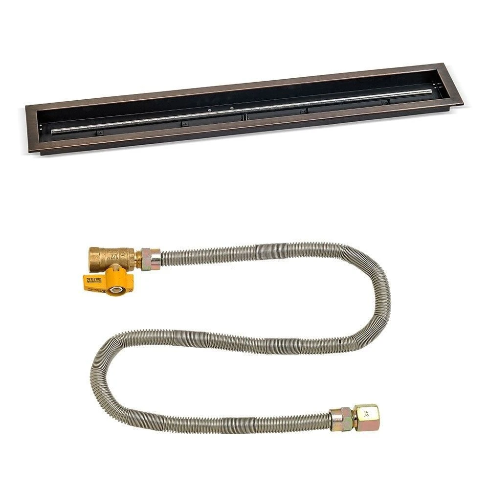 American Fire Glass Match Light Fire Pit Kits, Oil Rubbed Bronze Trough Pans 11 American Fire Glass Match Light Fire Pit Kits, Oil Rubbed Bronze Trough Pans - Image 9