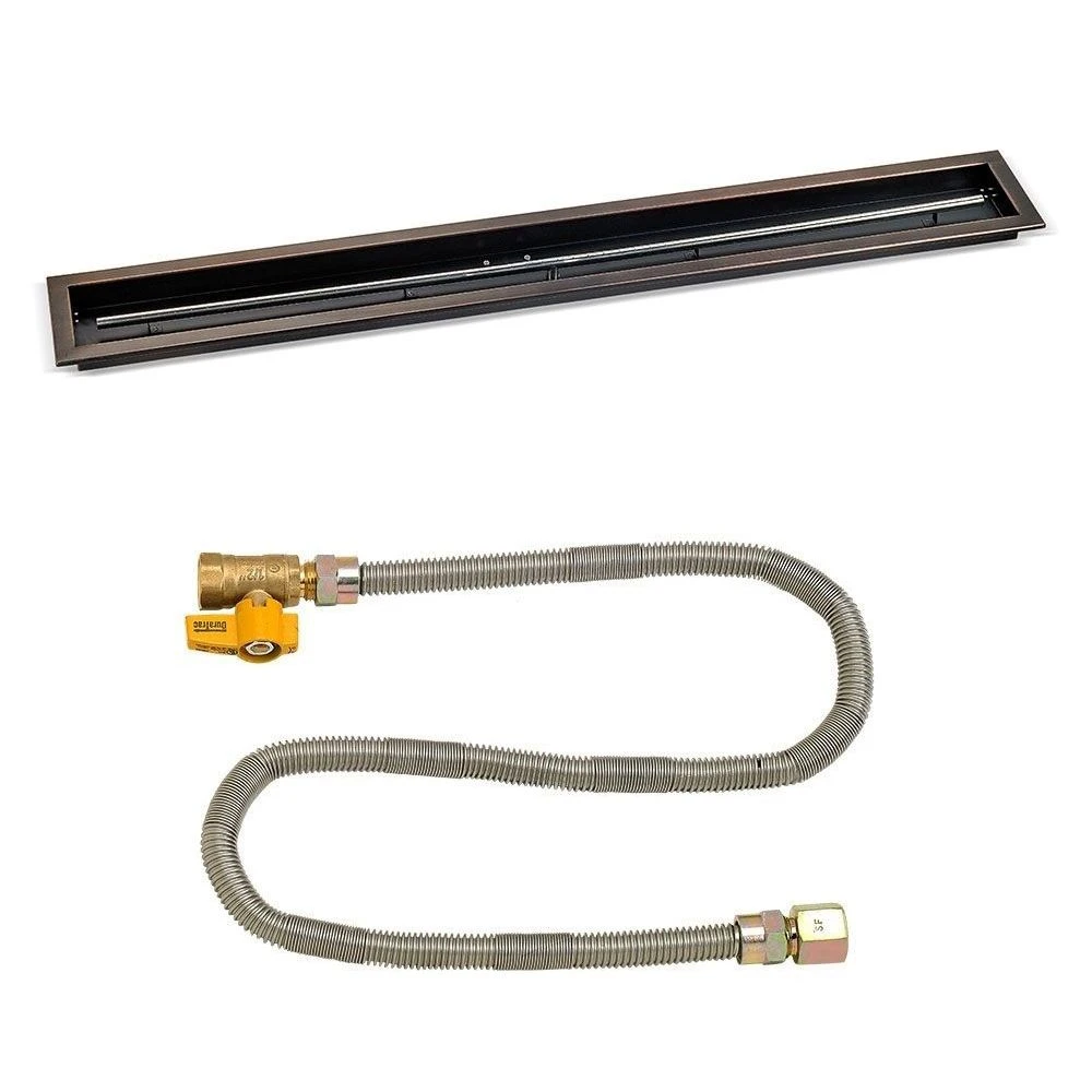 American Fire Glass Match Light Fire Pit Kits, Oil Rubbed Bronze Trough Pans 14 American Fire Glass Match Light Fire Pit Kits, Oil Rubbed Bronze Trough Pans - Image 12