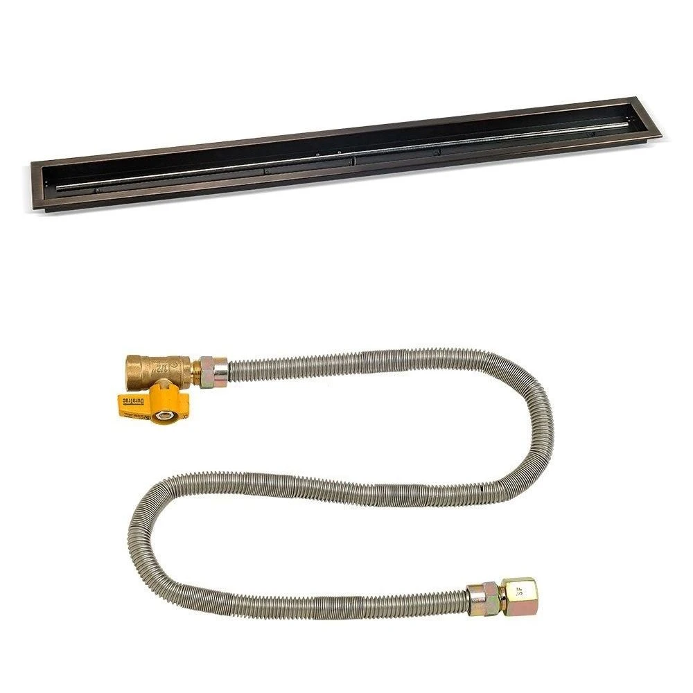 American Fire Glass Match Light Fire Pit Kits, Oil Rubbed Bronze Trough Pans 17 American Fire Glass Match Light Fire Pit Kits, Oil Rubbed Bronze Trough Pans - Image 15