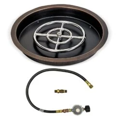 American Fire Glass Match Light Fire Pit Kits, Oil Rubbed Bronze Round Bowl Pans 14 American Fire Glass Match Light Fire Pit Kits, Oil Rubbed Bronze Round Bowl Pans -Empire Spinning Shop ob rspmkit p 19 a 08 21