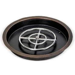 American Fire Glass Match Light Fire Pit Kits, Oil Rubbed Bronze Round Bowl Pans 15 American Fire Glass Match Light Fire Pit Kits, Oil Rubbed Bronze Round Bowl Pans -Empire Spinning Shop ob rspmkit p 19 b 08 21