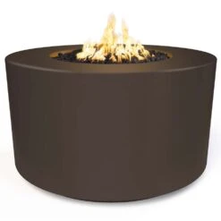 TOP Fires By The Outdoor Plus Florence 42-Inch Tall Concrete Gas Fire Pit -Empire Spinning Shop opt fl4224 chc a 09 21