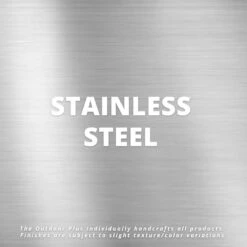 TOP Fires By The Outdoor Plus Maywood Linear Stainless Steel Gas Fire Pit