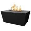 TOP Fires By The Outdoor Plus Mesa 60x24-Inch Linear Powder Coated Steel Gas Fire Pit -Empire Spinning Shop opt pctt4824 blk a 08 21