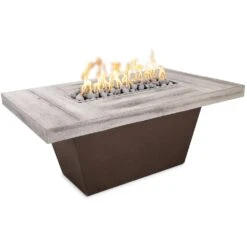 TOP Fires By The Outdoor Plus Tacoma 48-Inch Linear Wood Grain Concrete And Steel Gas Fire Pit -Empire Spinning Shop opt tacw4830fsml ivy cpv a 09 21