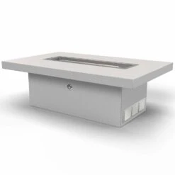 The Outdoor Plus OPT-URST8416 Ready-to-Finish Rectangle Fire Pit Table Kit, 84x36-Inch