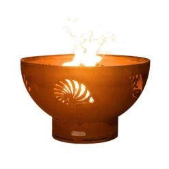 Fire Pit Art SEAC Sea Creatures Gas Fire Pit