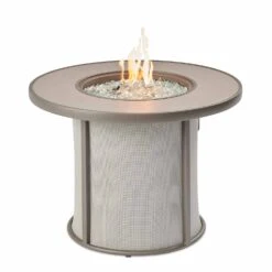 The Outdoor GreatRoom Company SF-32-K Stonefire Gas Fire Table, 32x32-Inches
