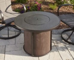The Outdoor GreatRoom Company SF-32-K Stonefire Gas Fire Table, 32x32-Inches -Empire Spinning Shop sf 32 k cover ls