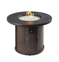 The Outdoor GreatRoom Company SF-32-K Stonefire Gas Fire Table, 32x32-Inches -Empire Spinning Shop sf 32 k flame