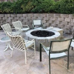 Spotix Round AFG Match Lit Fire Pit Burner Kits -Empire Spinning Shop spotix penta round burner ls b 06 21