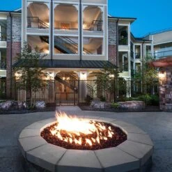 Spotix Round AFG Match Lit Fire Pit Burner Kits -Empire Spinning Shop spotix round burner ls b 06 21