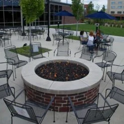 Spotix Round AFG Match Lit Fire Pit Burner Kits -Empire Spinning Shop spotix round burner ls c 06 21