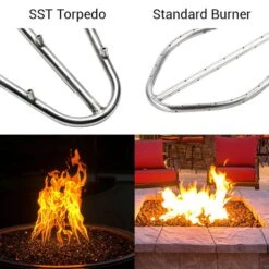Spotix Rectangle HPC Match Lit Fire Pit H-Burner Torpedo Kits -Empire Spinning Shop spotix tor vs std a 07 21 1