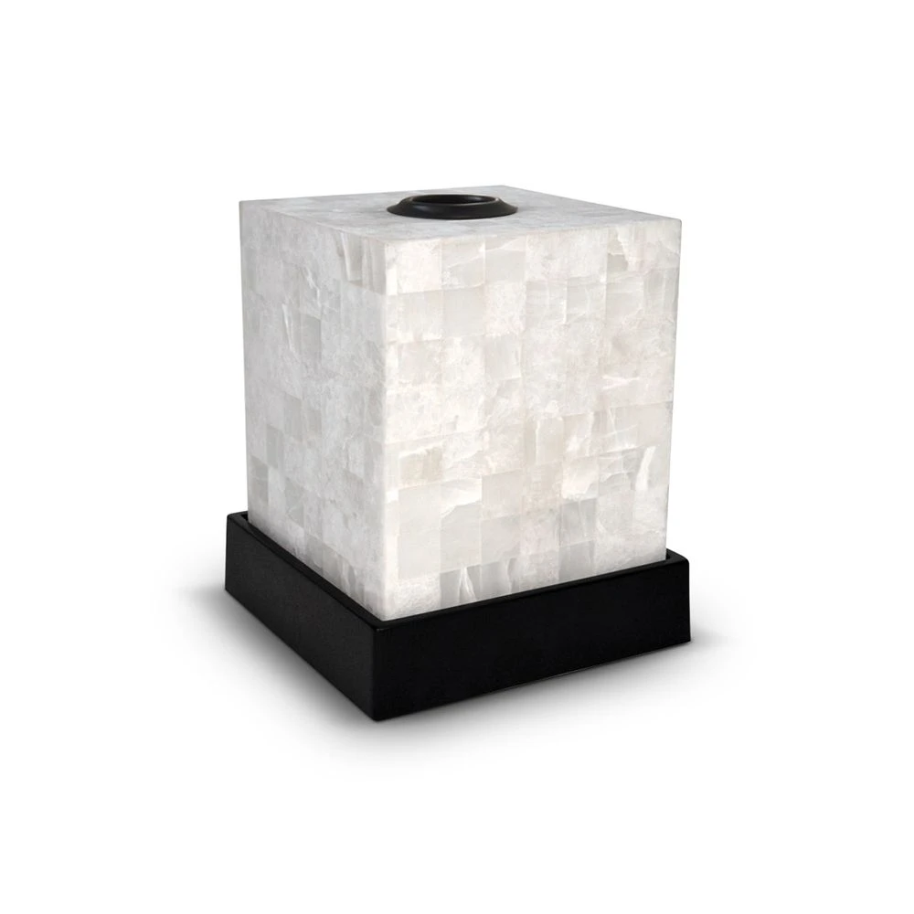 Grand Effects SQxxF16 16x16-Inch Square Floor Mount White Quartz Stone Candelere With Electronic Ignition & LED Lights 3 Grand Effects SQxxF16 16x16-Inch Square Floor Mount White Quartz Stone Candelere With Electronic Ignition & LED Lights