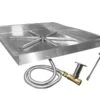 Firegear FPB-SBSMT-HC Match Light Ignition Gas Fire Pit Burner Kit With Square Drop Pan & Stainless Steel Burning Spur 1 Firegear FPB-SBSMT-HC Match Light Ignition Gas Fire Pit Burner Kit With Square Drop Pan & Stainless Steel Burning Spur -Empire Spinning Shop square mt a
