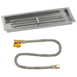 American Fire Glass Match Light Fire Pit Kits, Rectangular Bowl Pans -Empire Spinning Shop ss afppmkit n 30 3 11 19