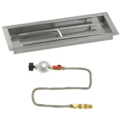 American Fire Glass Match Light Fire Pit Kits, Rectangular Bowl Pans -Empire Spinning Shop ss afppmkit p 24 3 11 19