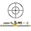 Spotix Round AFG Match Lit Fire Pit Burner Kits 2 Spotix Round AFG Match Lit Fire Pit Burner Kits -Empire Spinning Shop ss fr 12kit lp msab a 05 21