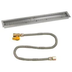 American Fire Glass Match Light Fire Pit Kits, Trough Pans -Empire Spinning Shop ss lcbmkit n 48 3 11 19