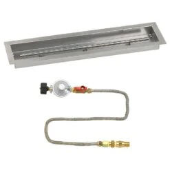 American Fire Glass Match Light Fire Pit Kits, Trough Pans -Empire Spinning Shop ss lcbmkit p 30 3 11 19