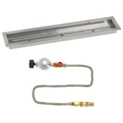 American Fire Glass Match Light Fire Pit Kits, Trough Pans -Empire Spinning Shop ss lcbmkit p 36 3 11 19