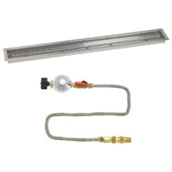 American Fire Glass Match Light Fire Pit Kits, Trough Pans -Empire Spinning Shop ss lcbmkit p 60 3 11 19