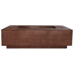 Prism Hardscapes PH-405 Tavola 1 Concrete Gas Fire Pit, 56x38-Inch