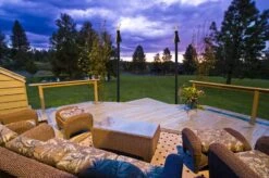 HPC Fire Hammered Copper Match Light Torch Head With 8-Foot Post -Empire Spinning Shop tiki 3 1