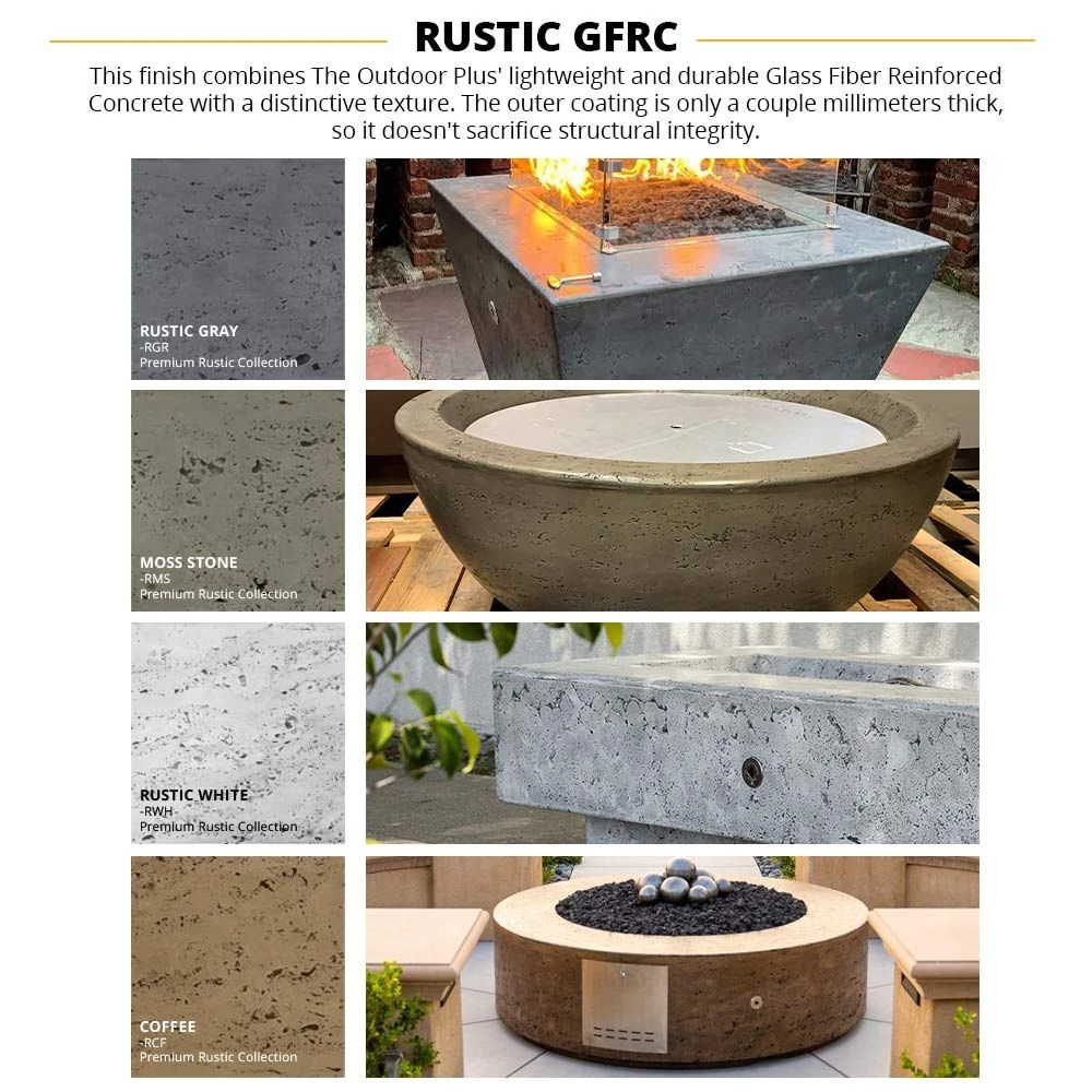 TOP Fires By The Outdoor Plus Sedona Round Concrete Gas Fire Bowl 21 TOP Fires By The Outdoor Plus Sedona Round Concrete Gas Fire Bowl - Image 19