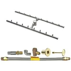 Spotix Rectangle HPC Match Lit Fire Pit H-Burner Torpedo Kits -Empire Spinning Shop tor fps hbsb18kit lp msbb a 07 21