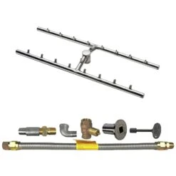 Spotix Rectangle HPC Match Lit Fire Pit H-Burner Torpedo Kits -Empire Spinning Shop tor fps hbsb18kit lp mspw a 07 21
