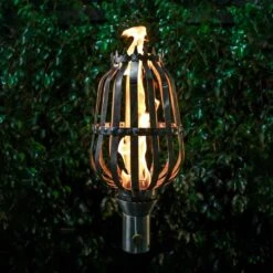 TOP Fires By The Outdoor Plus OPT-TCH10SS Urn TopLite Torch With Stand