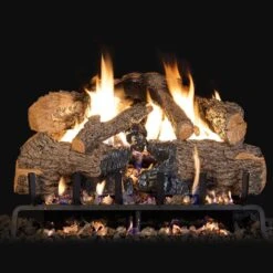 Real Fyre CHNA Charred Angel Oak Vented Gas Logs